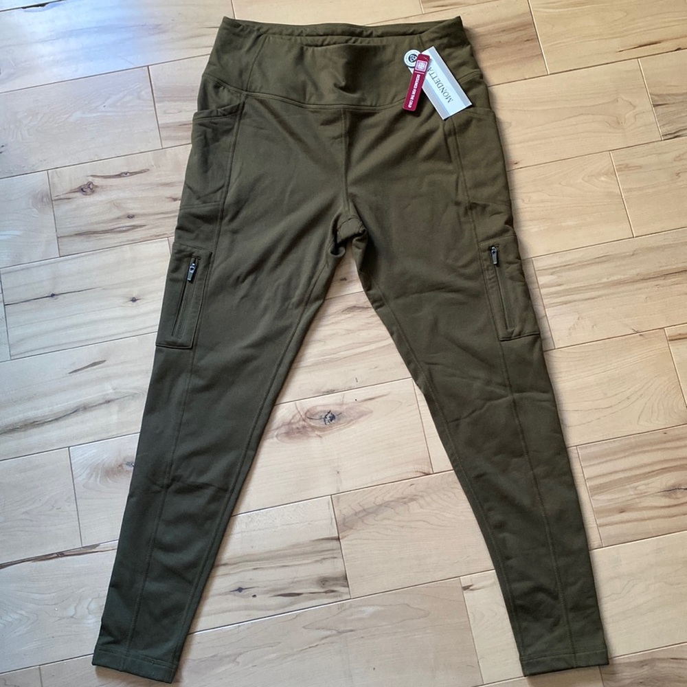 MONDETTA kaki leggings